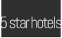 5 star hotels